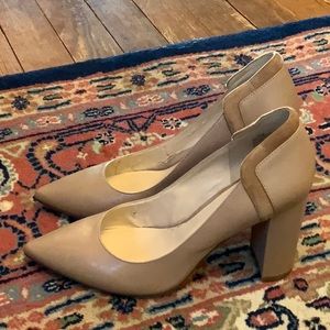 Nine West Beige Block Heel - Size 6.5